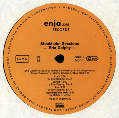 Eric Dolphy - Stockholm Sessions