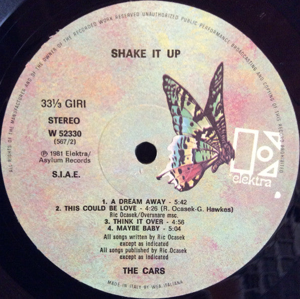 The Cars - Shake It Up