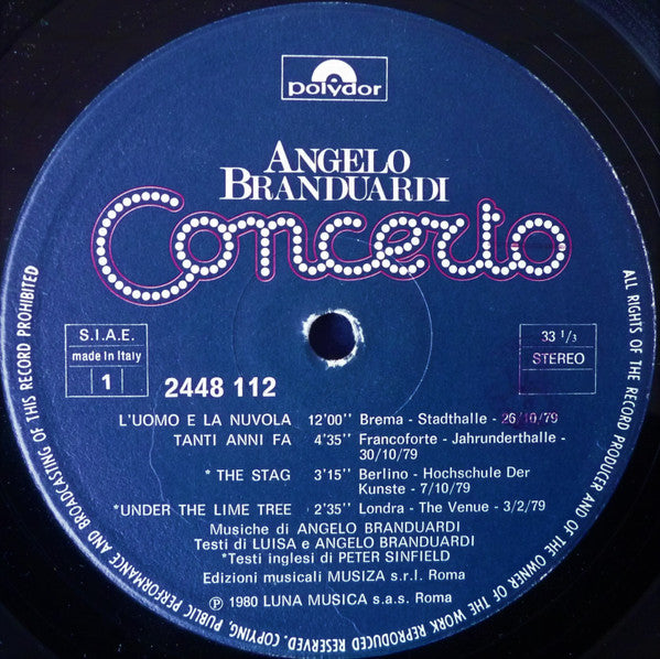 Angelo Branduardi - Concerto (box)
