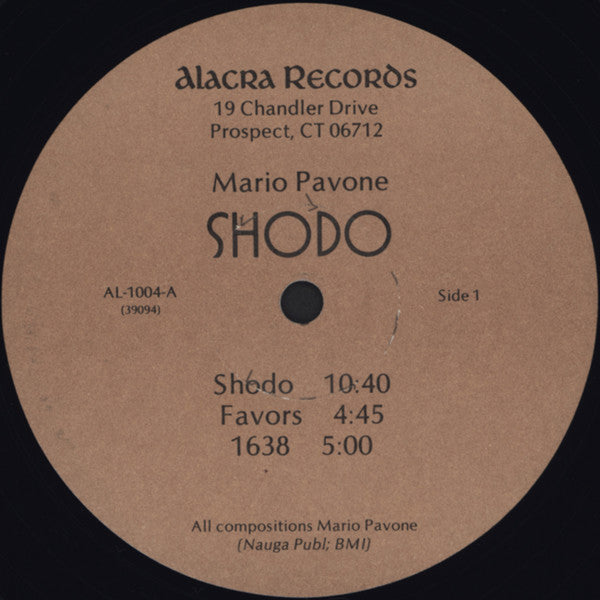 Mario Pavone - Shodo