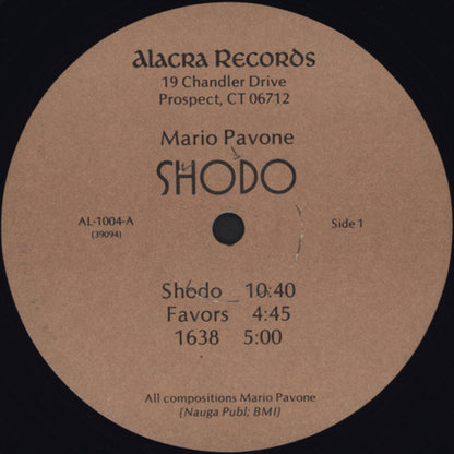 Mario Pavone - Shodo