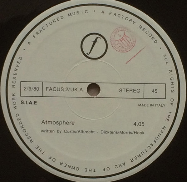 Joy Division - Atmosphere