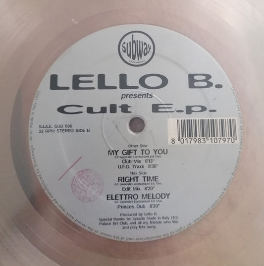 Lello B. - Presents Cult E.P.