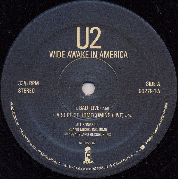 U2 - Wide Awake In America