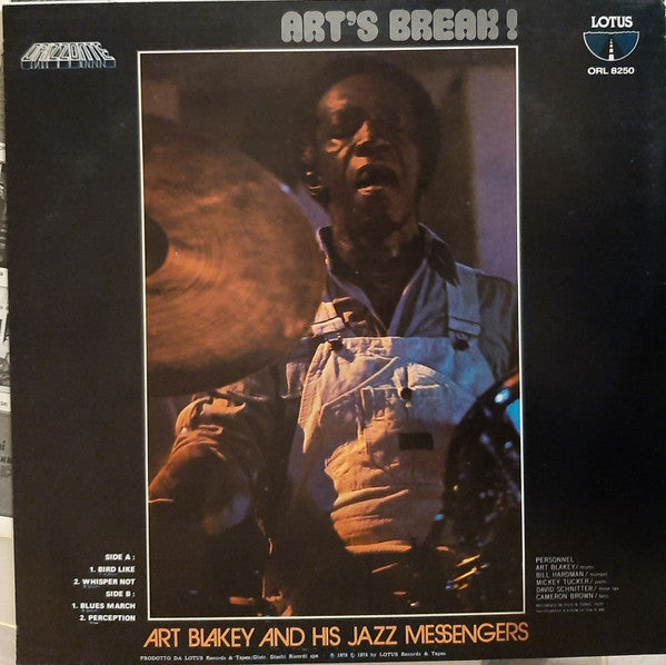 Art Blakey & The Jazz Messengers - Art's Break!