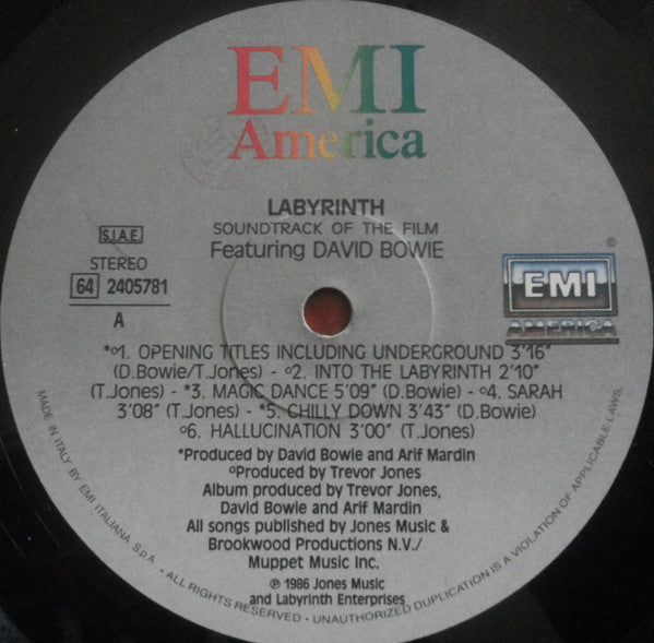 David Bowie - Labyrinth (From The Original Soundtrack Of The Jim Henson Film)