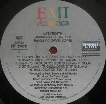 David Bowie - Labyrinth (From The Original Soundtrack Of The Jim Henson Film)