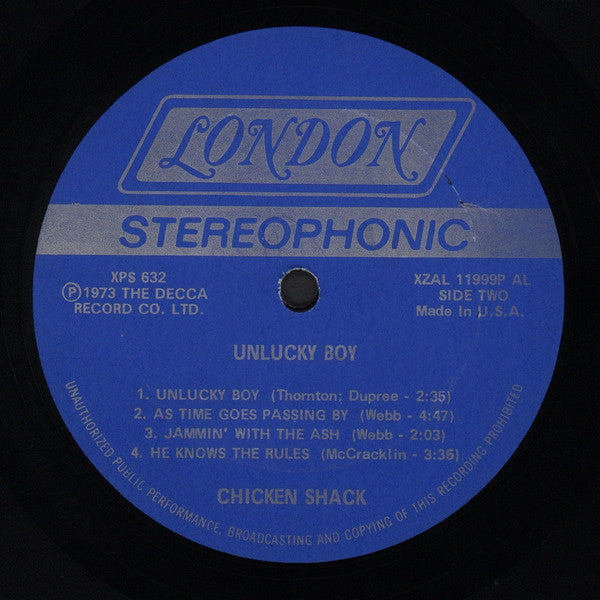 Chicken Shack - Unlucky Boy