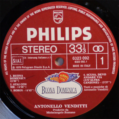Antonello Venditti - Buona Domenica