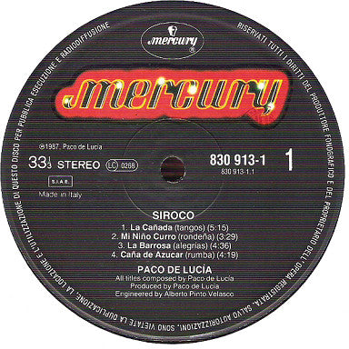 Paco De Lucía - Siroco