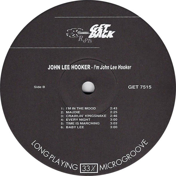 John Lee Hooker - I'm John Lee Hooker