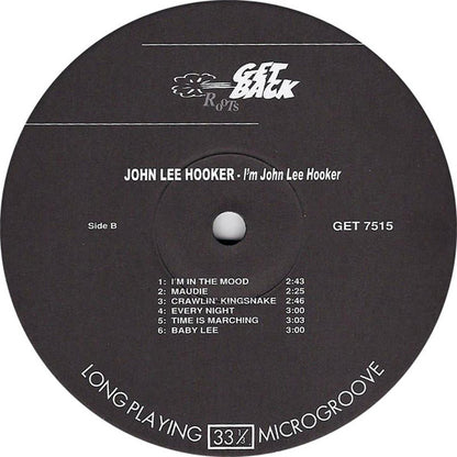 John Lee Hooker - I'm John Lee Hooker