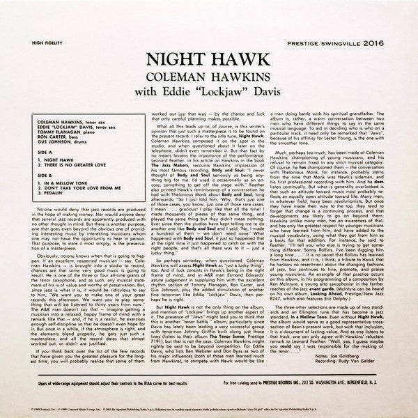Coleman Hawkins - Night Hawk
