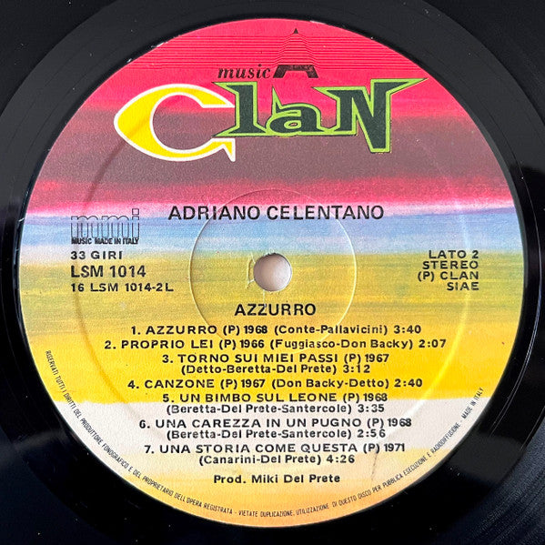 Adriano Celentano - Azzurro