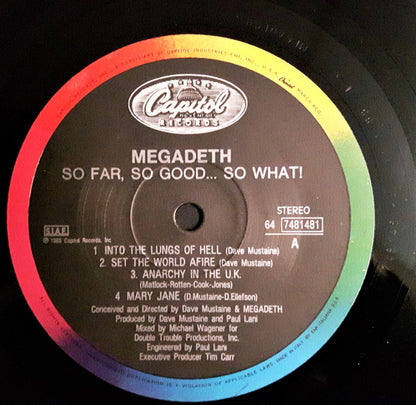 Megadeth - So Far, So Good... So What!
