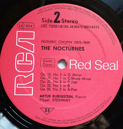 Rubinstein, Chopin ‎– The Nocturnes