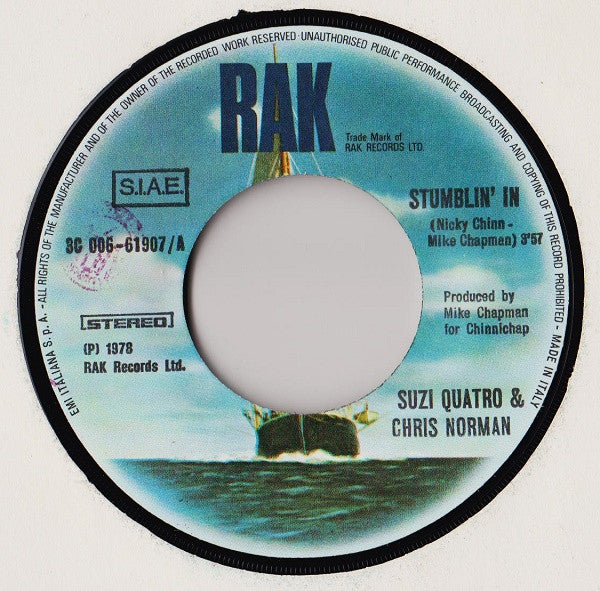 Suzi Quatro - Stumblin' In (7")