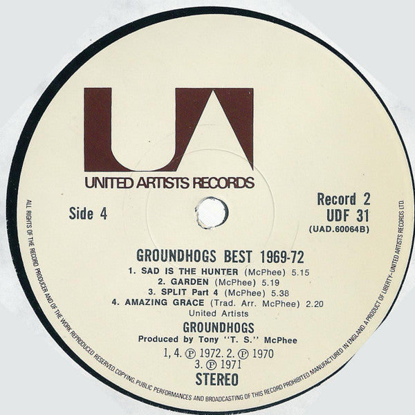 The Groundhogs - Groundhogs Best 1969-72