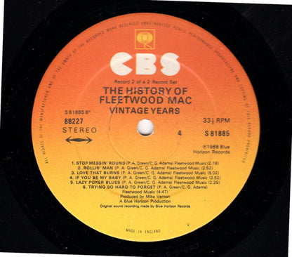 Fleetwood Mac - The History Of Fleetwood Mac - Vintage Years
