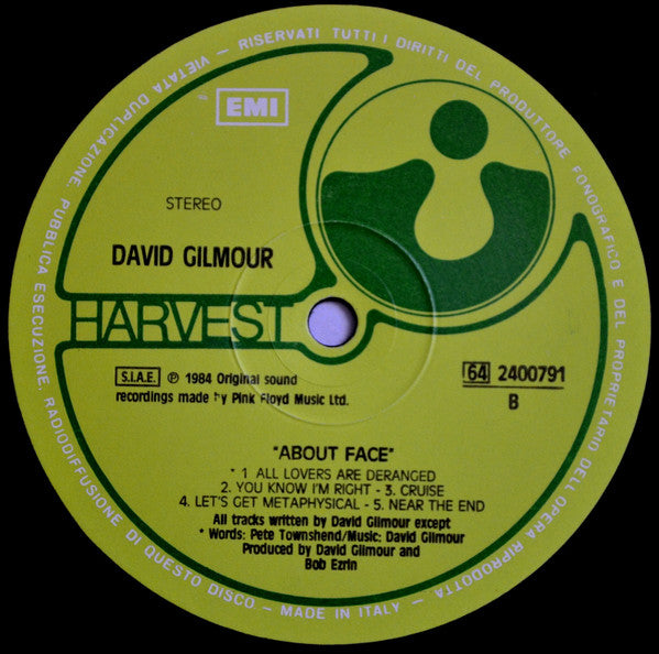 David Gilmour - About Face
