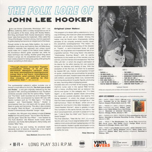 John Lee Hooker - The Folk Lore Of John Lee Hooker (nuovo)