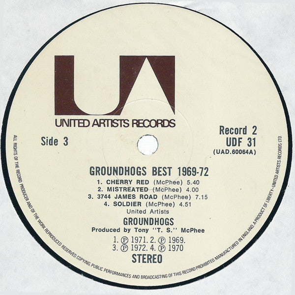 The Groundhogs - Groundhogs Best 1969-72