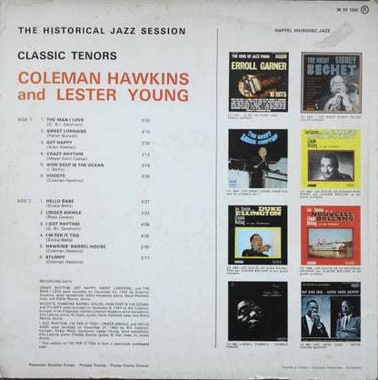 Coleman Hawkins - Classic Tenors - The Historical Jazz Session