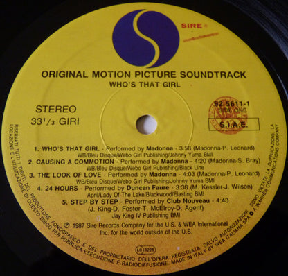 Madonna - Who's That Girl (Original Motion Picture Soundtrack)