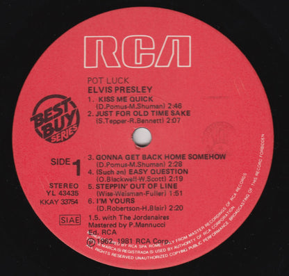 Elvis Presley - Pot Luck