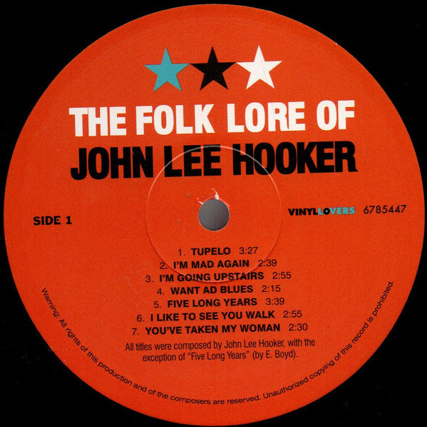 John Lee Hooker - The Folk Lore Of John Lee Hooker (nuovo)