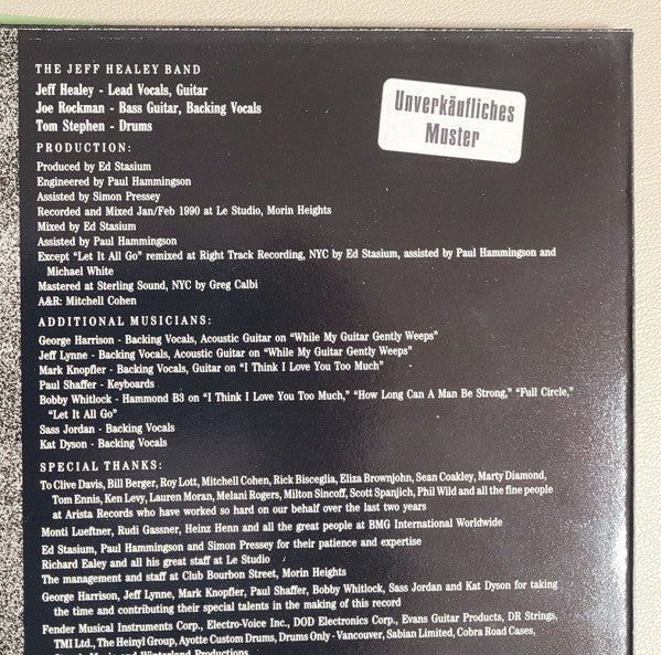 The Jeff Healey Band - Hell To Pay