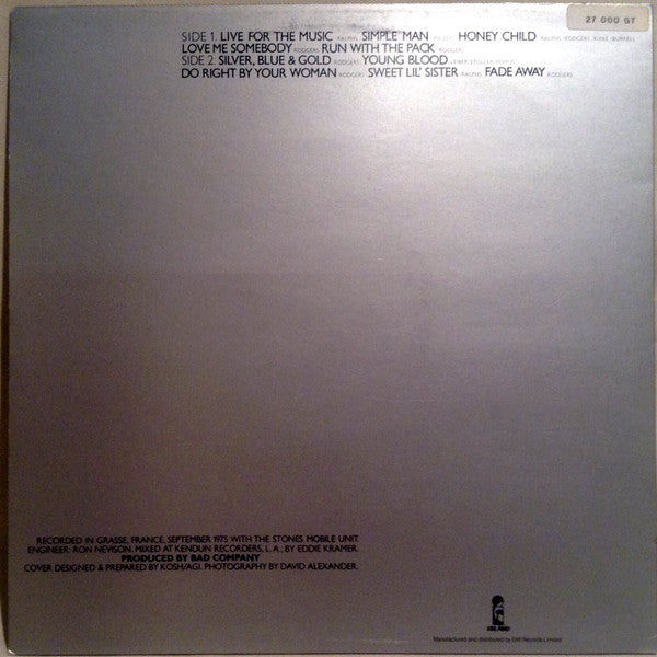 Bad Company - Run With The Pack
