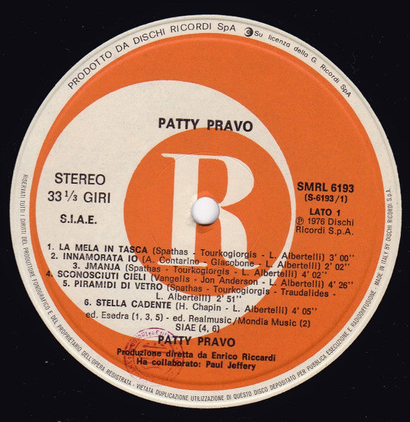 Patty Pravo - Patty Pravo