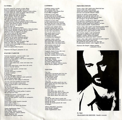 Francesco De Gregori - Scacchi E Tarocchi