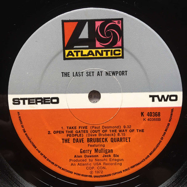 The Dave Brubeck Quartet - The Last Set At Newport