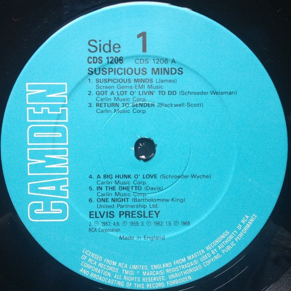 Elvis Presley - Suspicious Minds