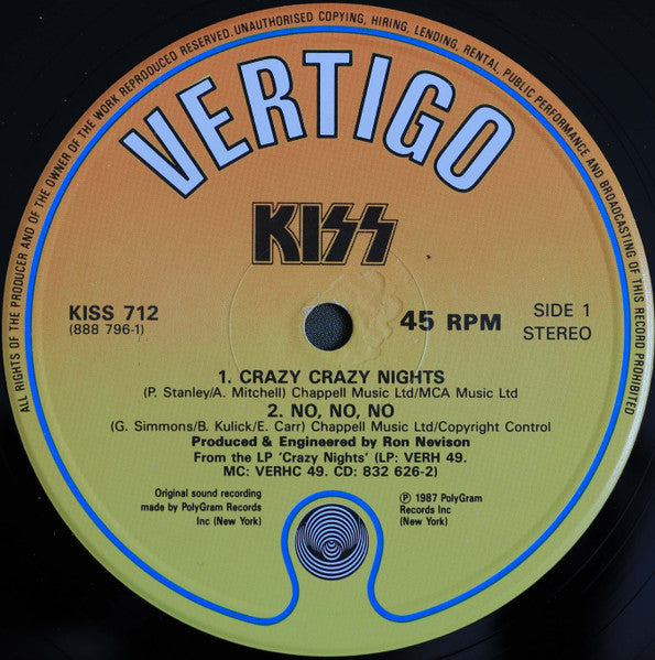 Kiss - Crazy Crazy Nights