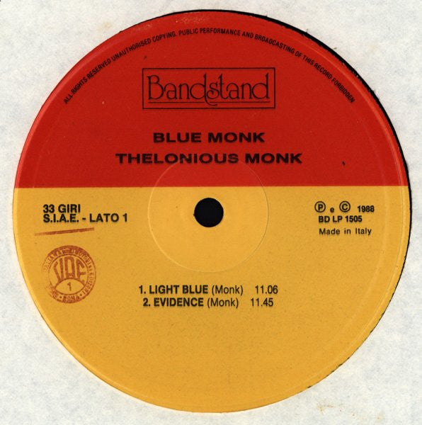 Thelonious Monk - Blue Monk