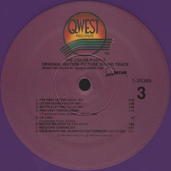 Quincy Jones - The Color Purple (Original Motion Picture Sound Track)