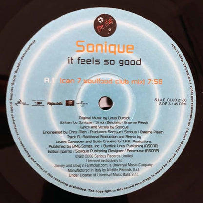 Sonique - It Feels So Good