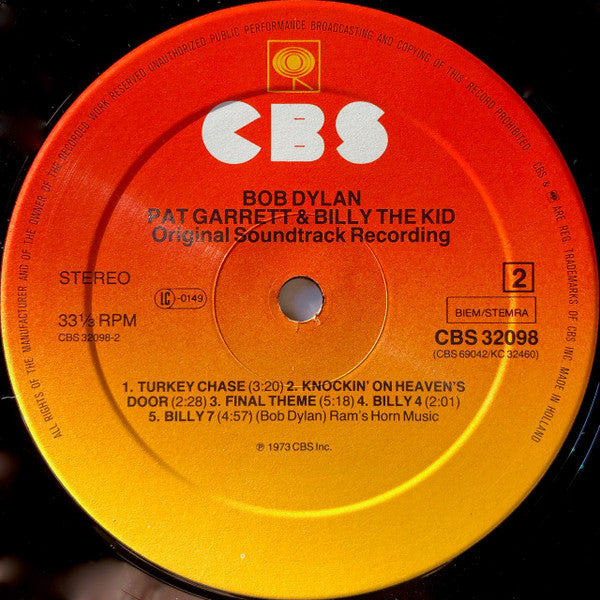 Bob Dylan - Pat Garrett & Billy The Kid