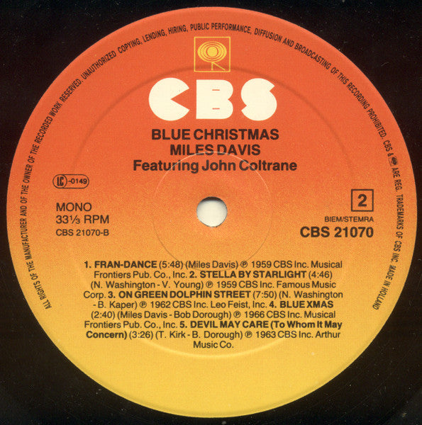 Miles Davis - Blue Christmas