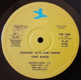 The Chet Baker Quintet - Groovin' With The Chet Baker Quintet