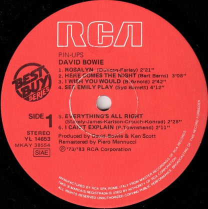 David Bowie - Pinups
