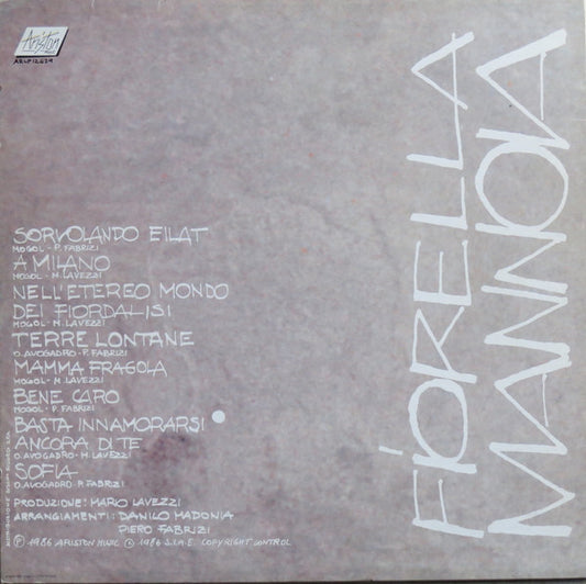 Fiorella Mannoia - Fiorella Mannoia