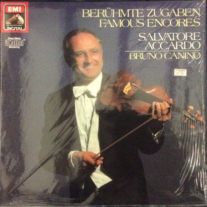Salvatore Accardo, Bruno Canino ‎– Famous Encores Berühmte Zugaben