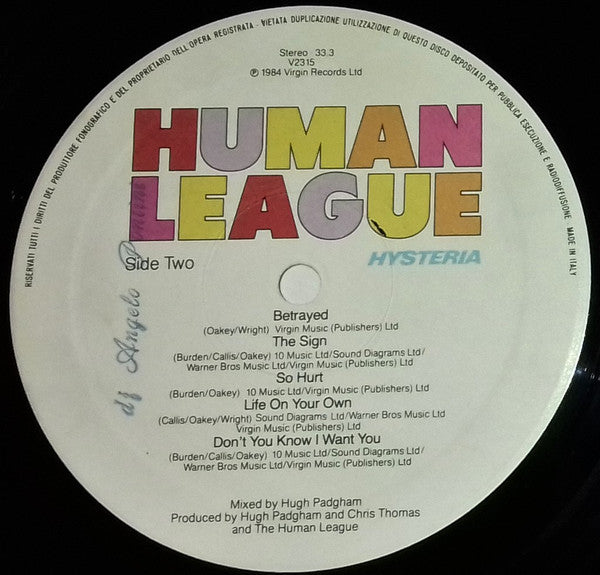 The Human League - Hysteria