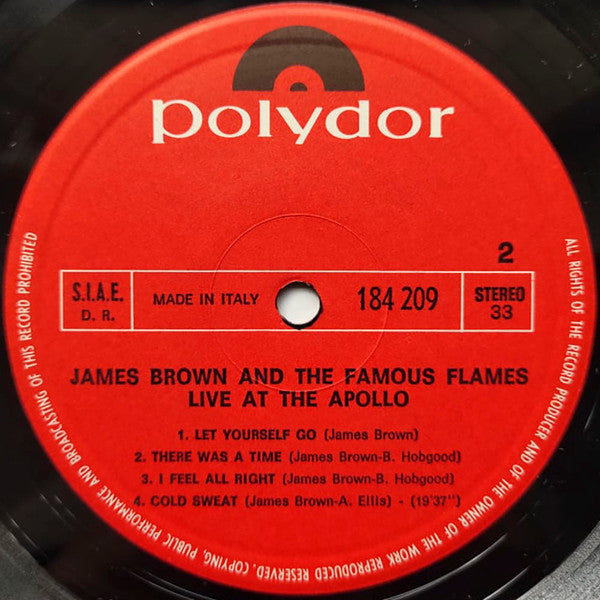 James Brown - Live At The Apollo