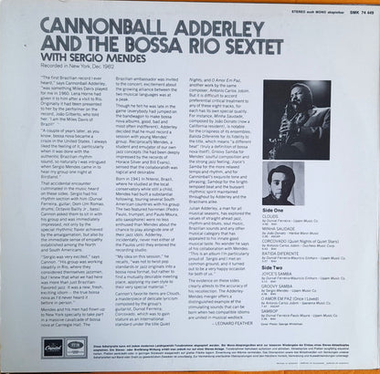 Cannonball Adderley - Cannonball Adderley And The Bossa Rio Sextet With Sergio Mendes