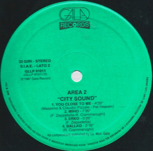 Area II - City Sound
